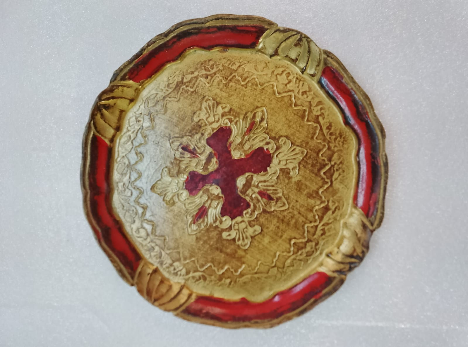 Vassoietto Rotondo Decorazione Fiorentina