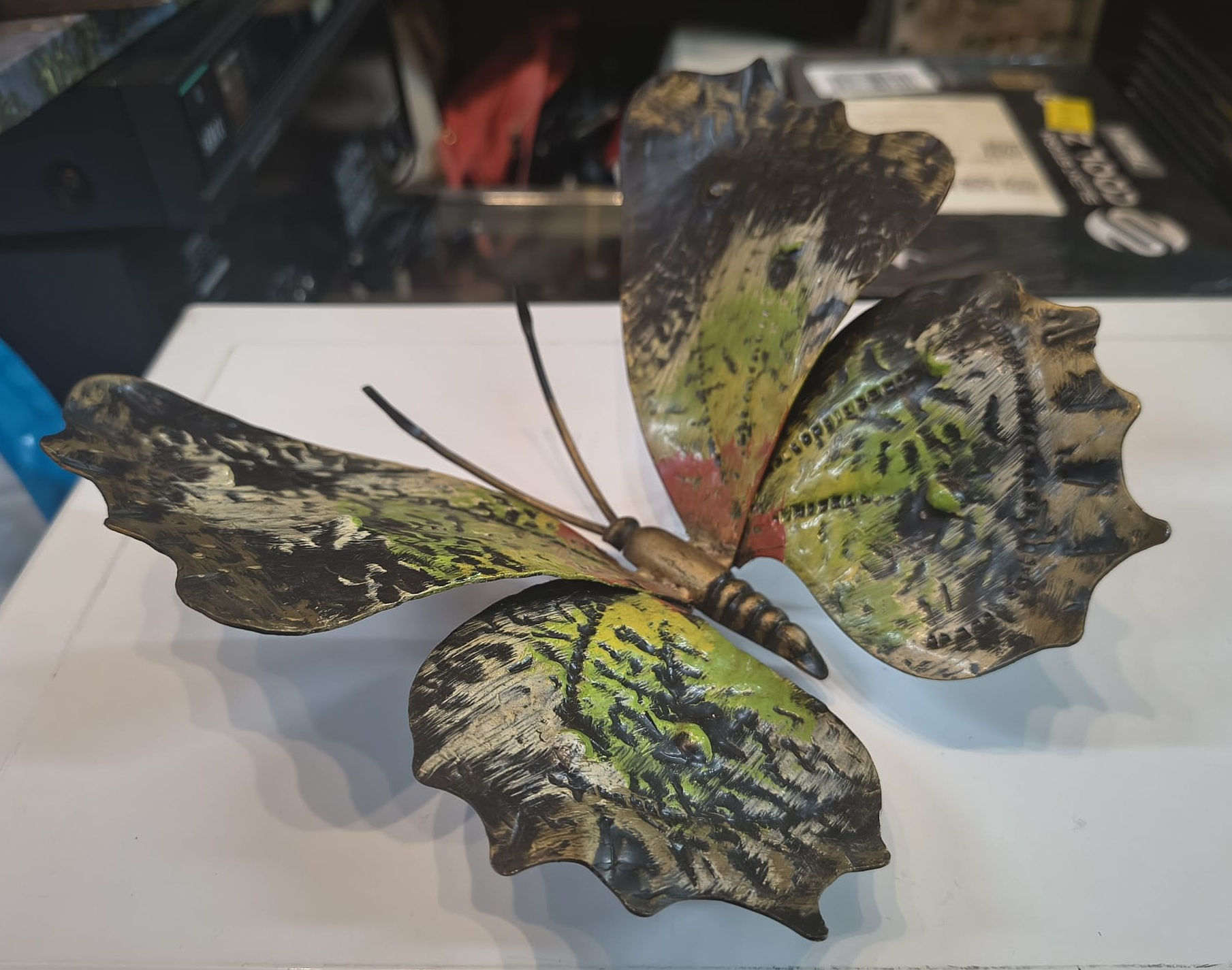 Soprammobile Farfalla in Ferro Battuto