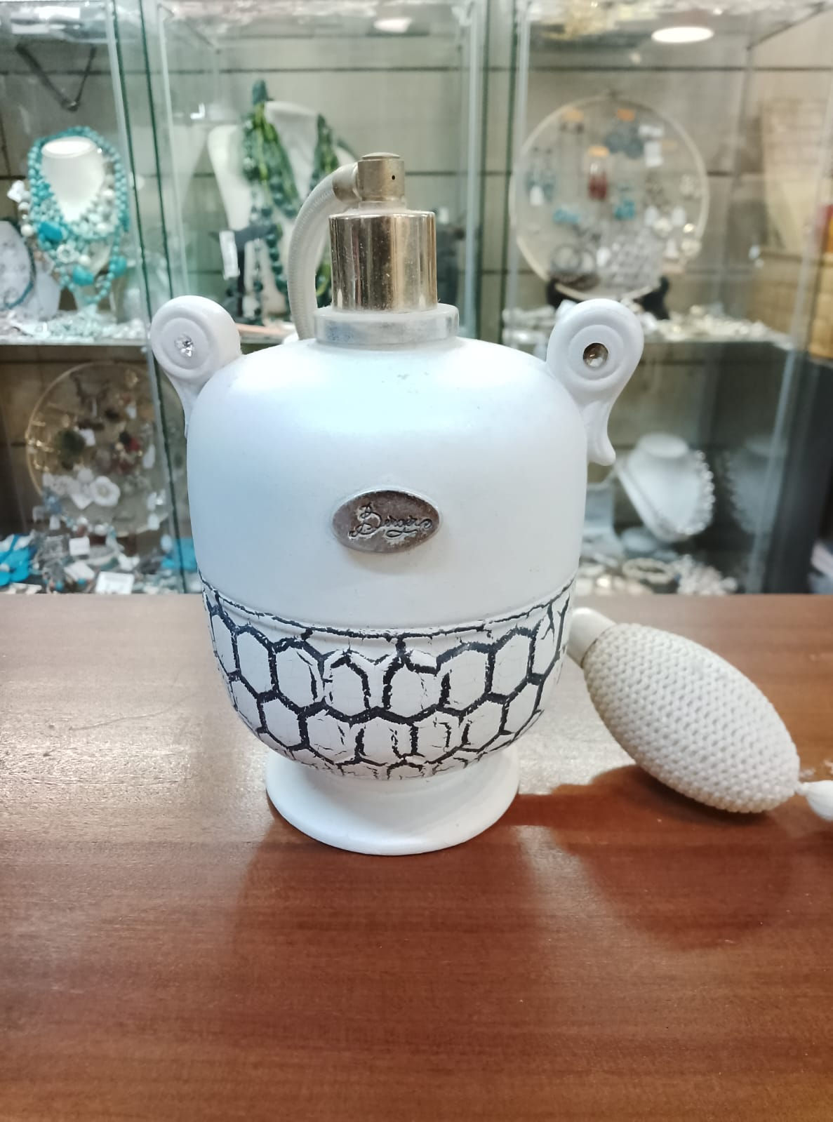 Profumiera Porta Profumo Cracklè con Nebulizzatore a Pompetta