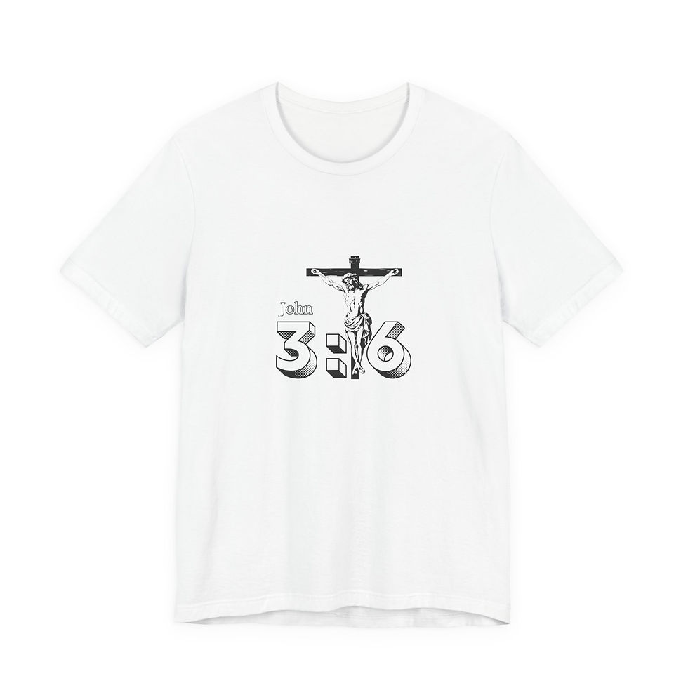 Miniatura: Faith-Inspired Unisex Jersey Faith Tee |  Gift, Church Outfit, Religious