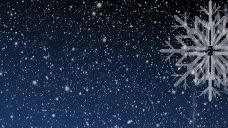 Gently Falling Snow Video Loop With Rotating Snowflake (free Download) GIF _ Gfycat.gif