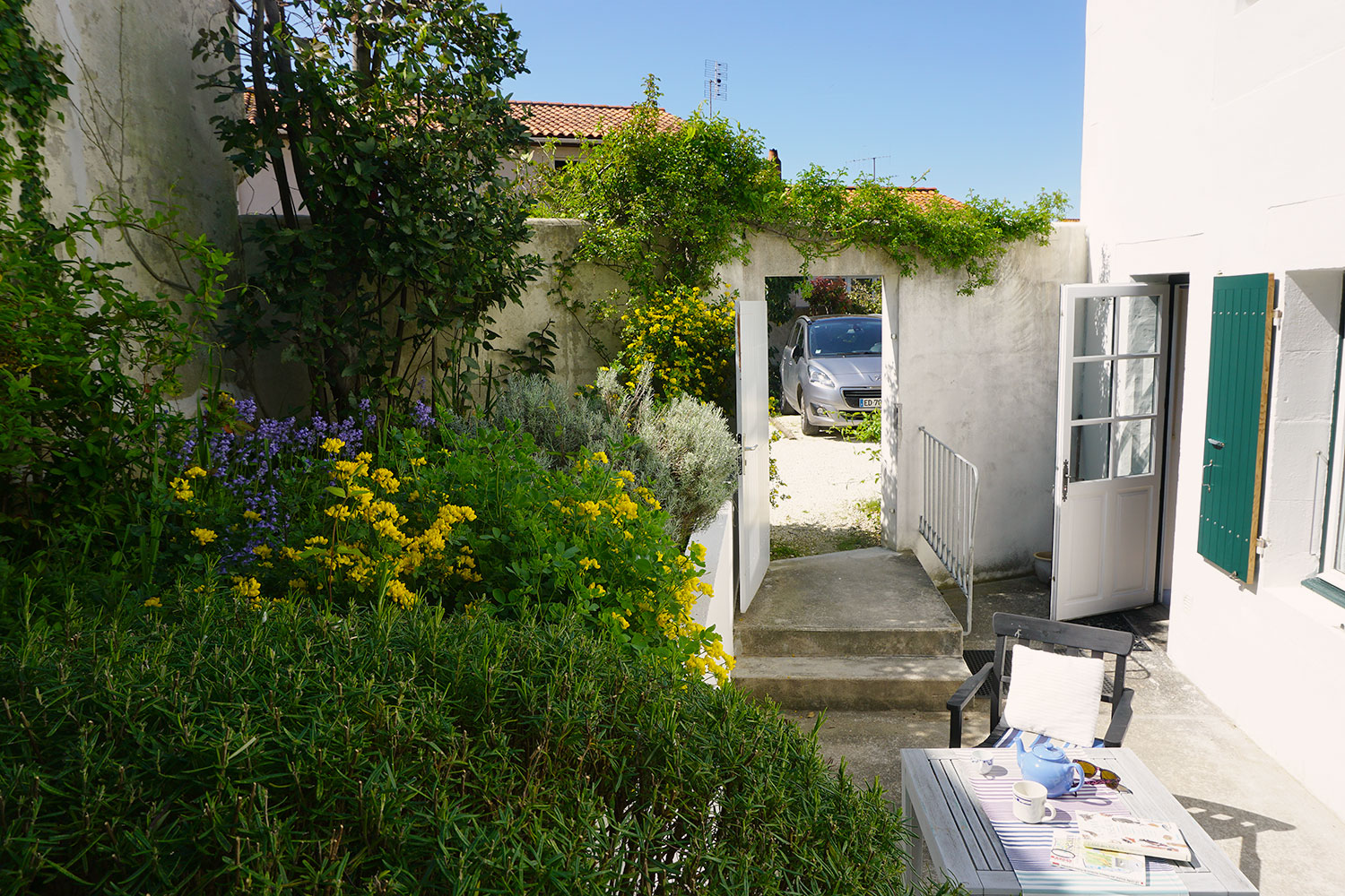 L'Aigrette, la terrasse
