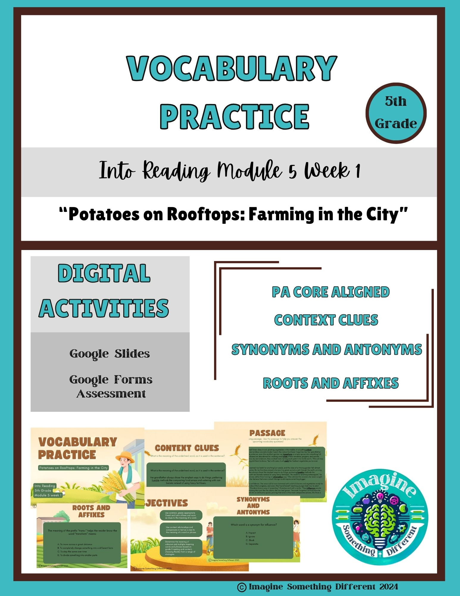 Into Reading Module 5 Week 1 Vocabulary
