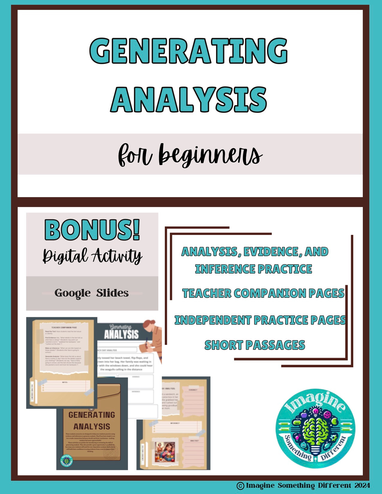 Generating Analysis for Beginners