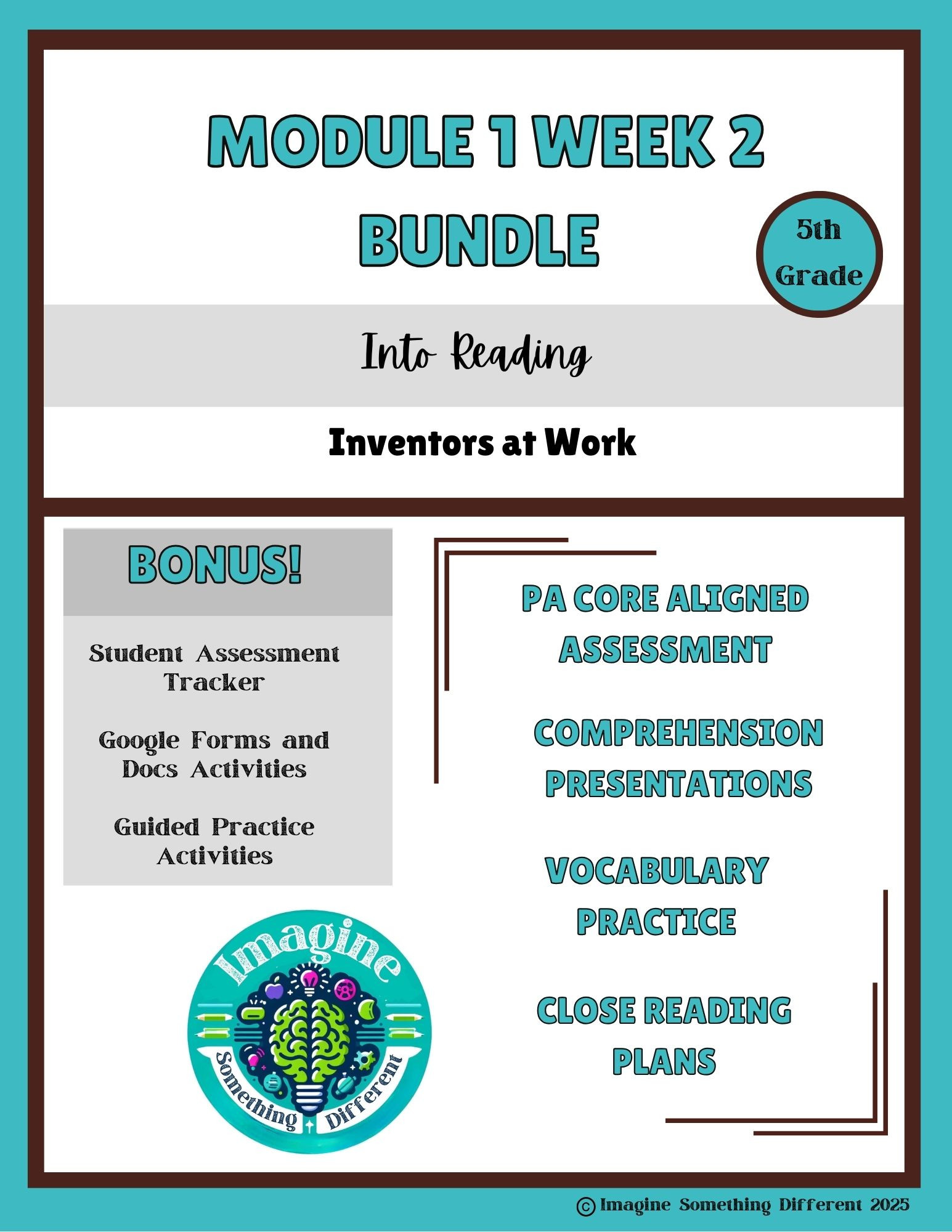5th Grade Into Reading Module 1 Week 2 Bundle
