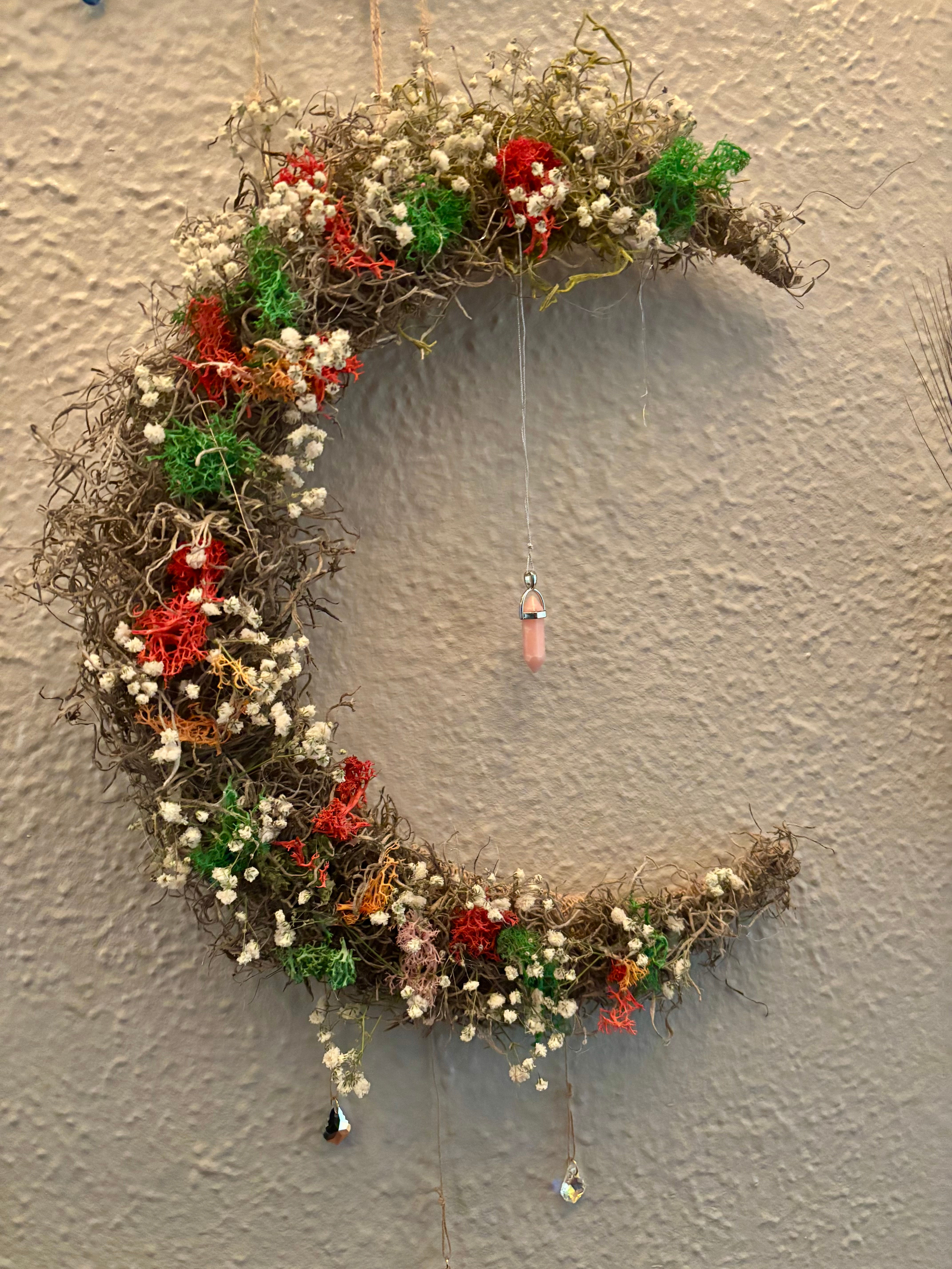 Moon Wreath - Babies Breath