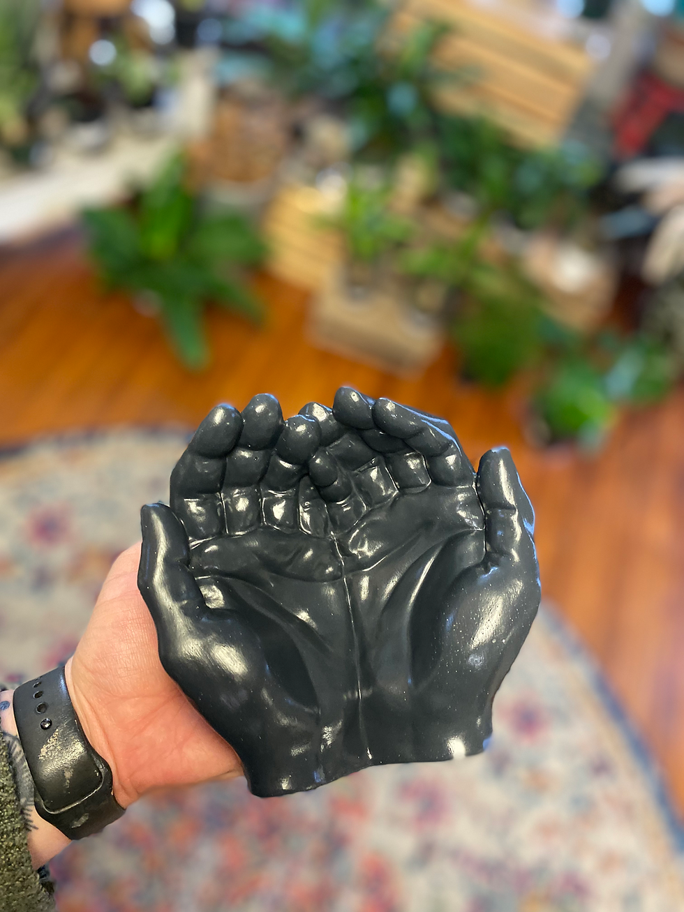 Thumbnail: Pavement Hand Poured Cement Hand Tray