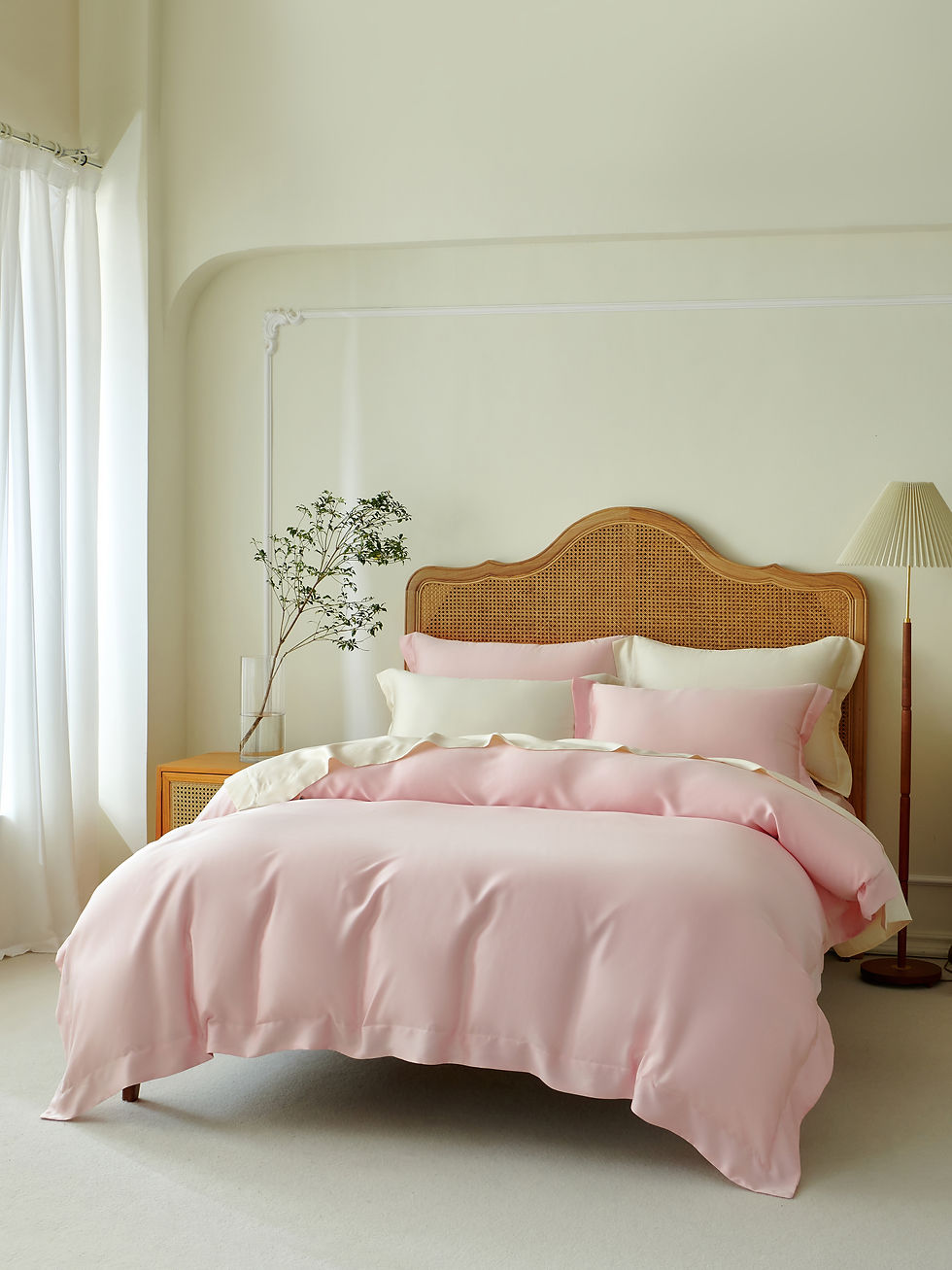 Thumbnail: Austrian TENCEL™ Sheet Set - Peach Pink
