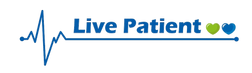 Logo de Live Patients, servicio de ambulancia 24 horas en Lima.