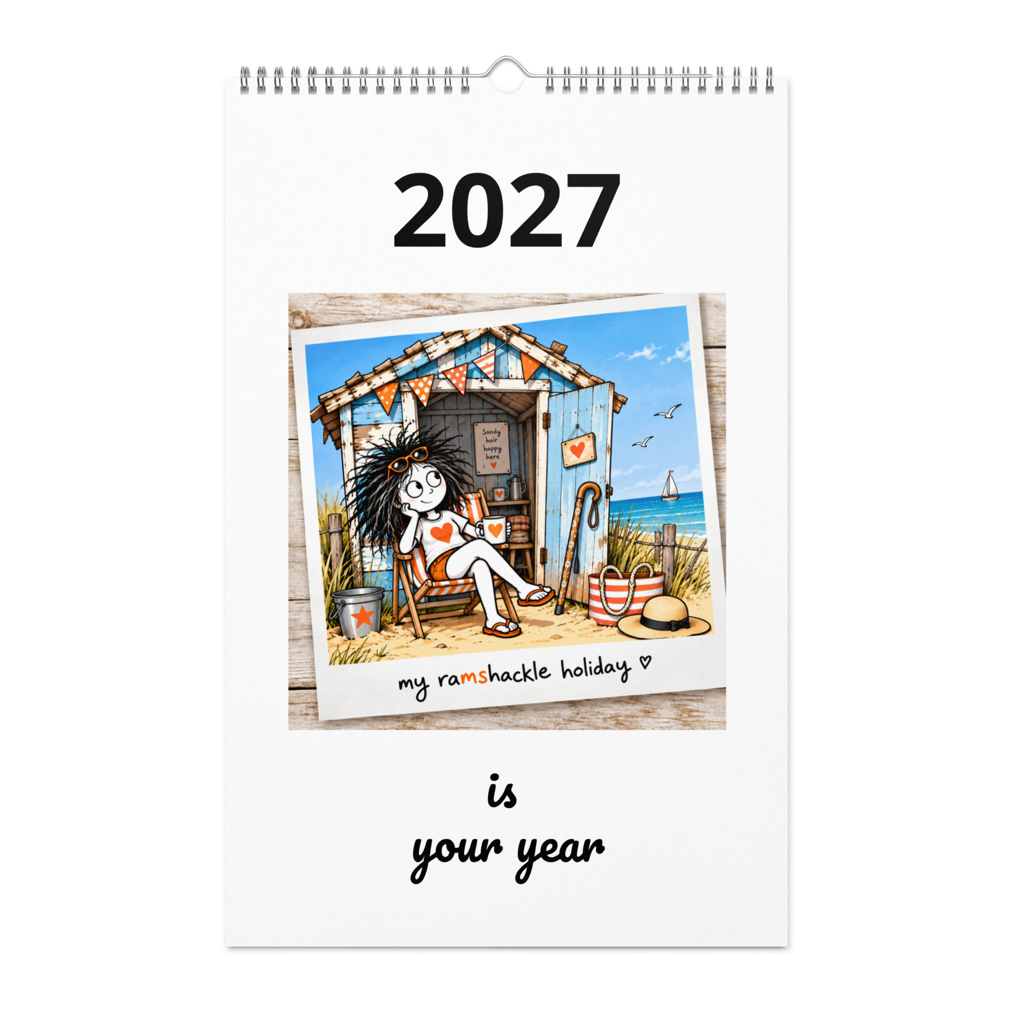 Wall calendar (2027) | MS-Themed Illustrations