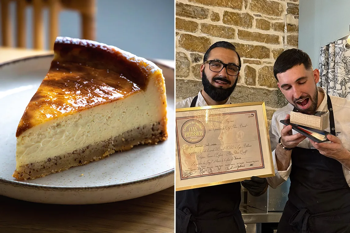 Photo du flan de la boulangerie Noham