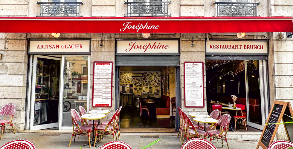 Devanture du restaurant Joséphine