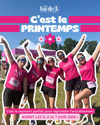 Affiche de l'événement sportif "courir pour elles"