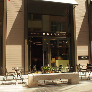 Devanture du Mokxa coffee shop