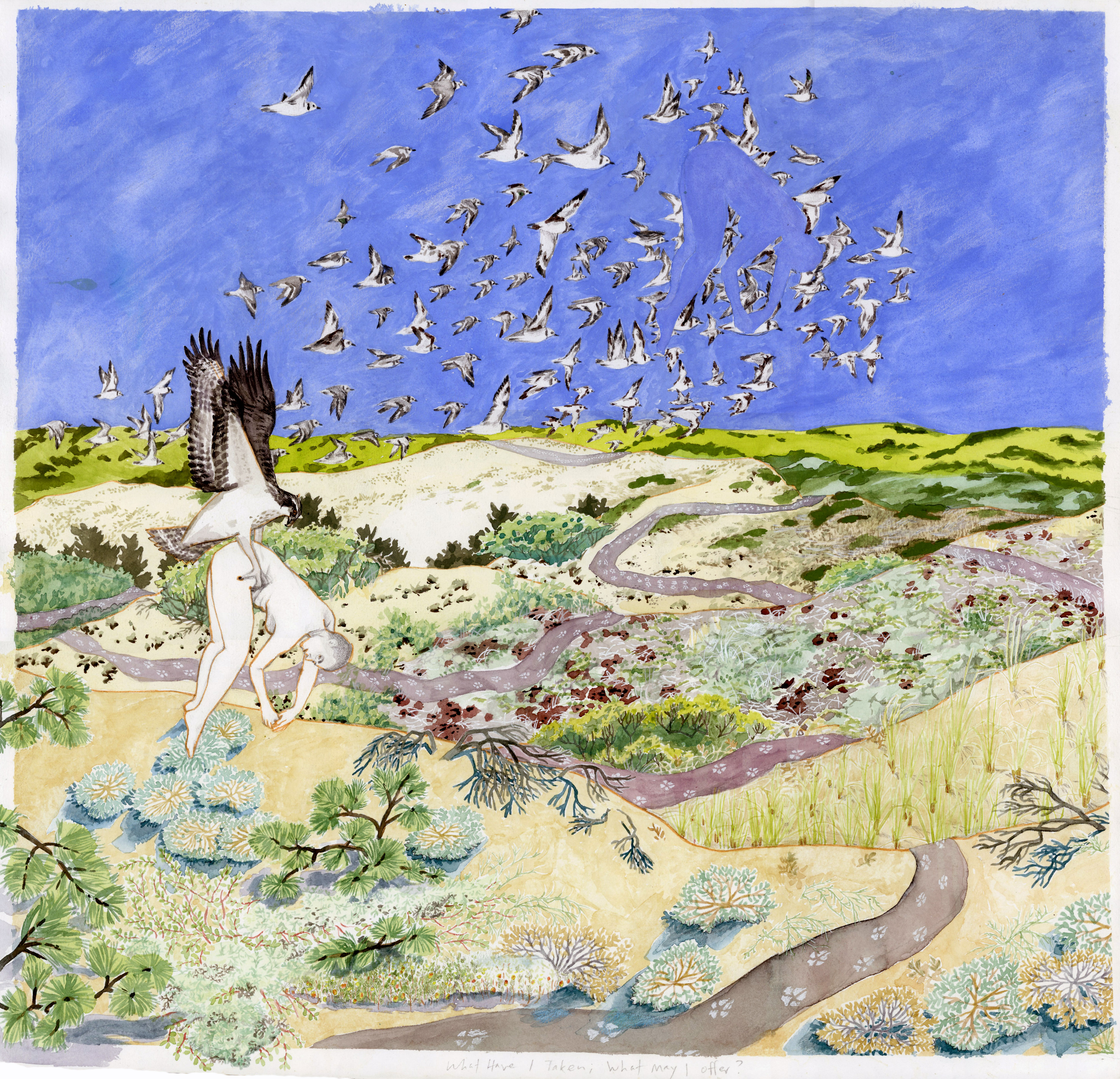 What Have I Taken; What May I Offer? (custom 12.5" x 13" print)