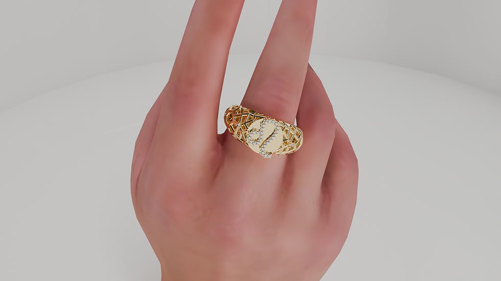 Thumbnail: (Leo) Zodiac Wire Ring SS