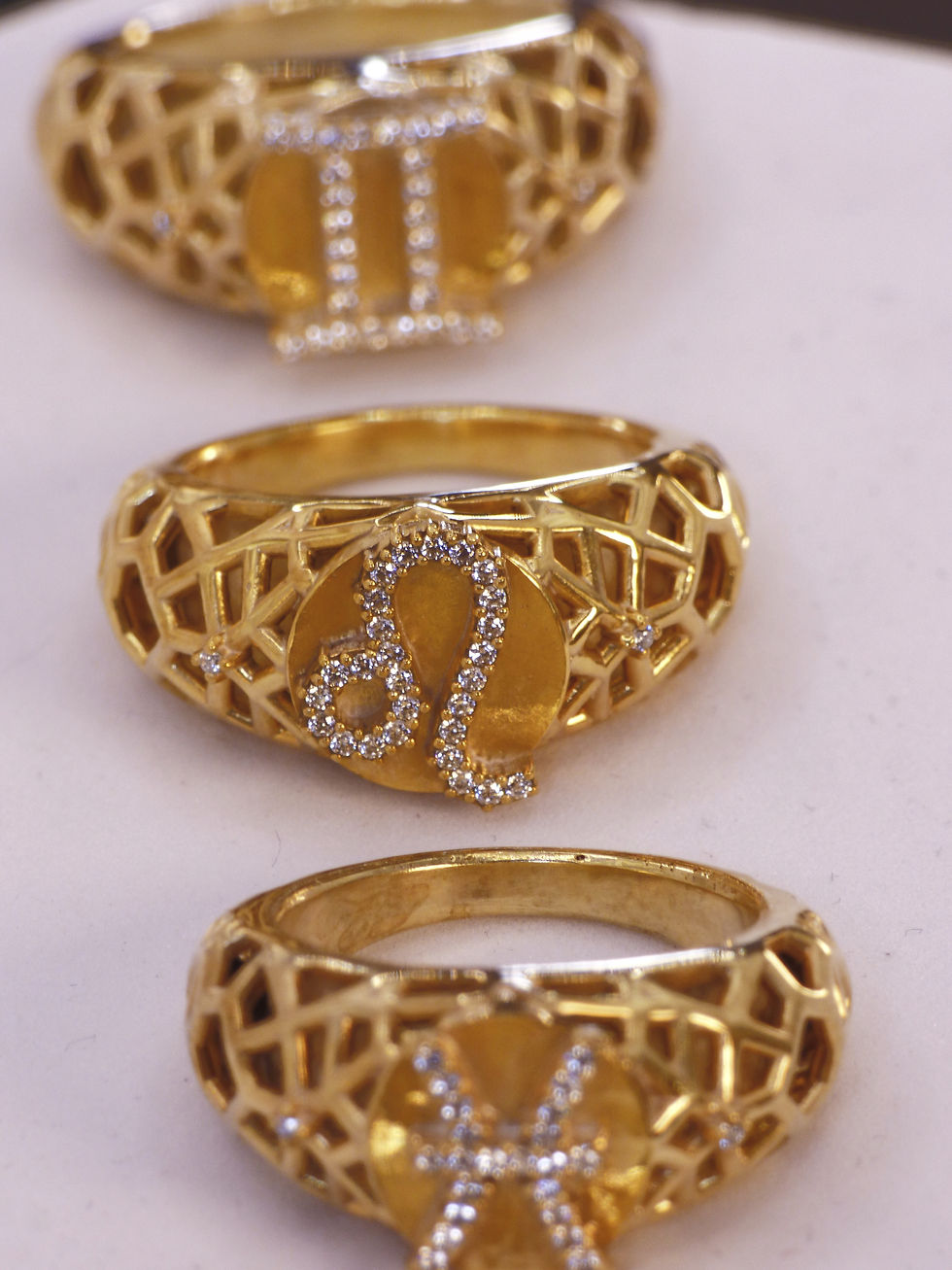 Thumbnail: (Libra) Zodiac Wire Ring SS