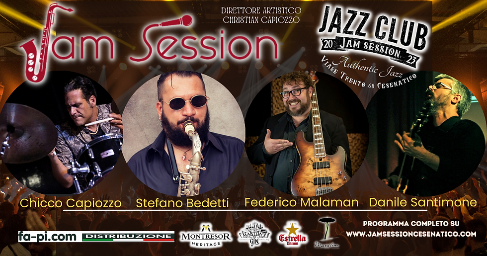 Mercoledi 18 Gennaio JAZZ CLUB (Chicco Capiozzo 4et)