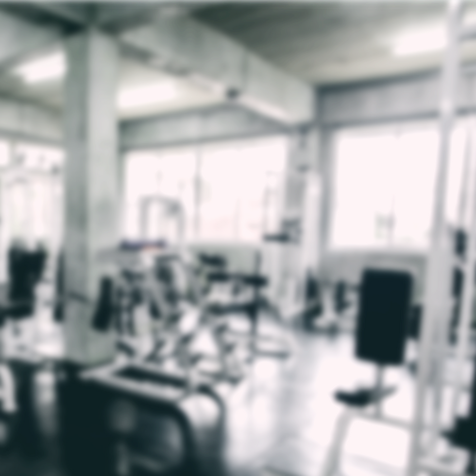Unscharfes Bild eines Fitness-Studios