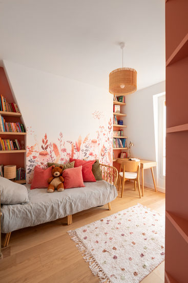 avant/après chambre fille
