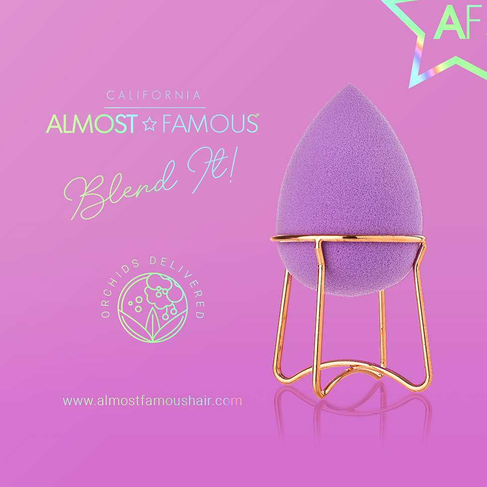 Thumbnail: Almost Famous Makeup Blender w/ Rose Gold Stand