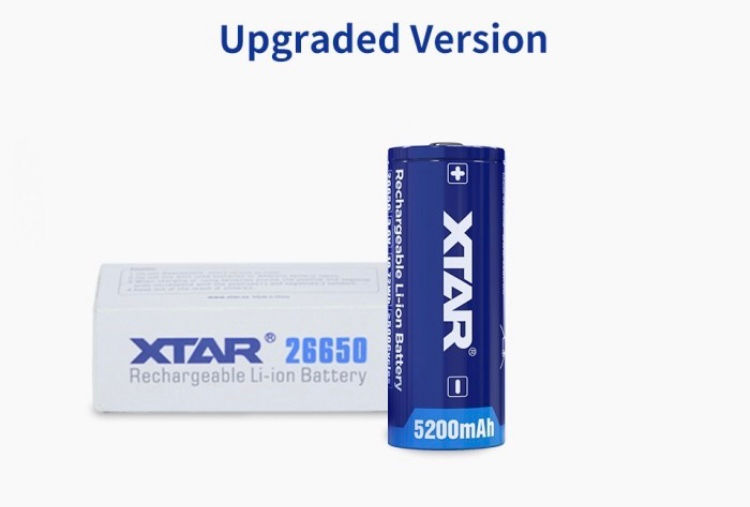 baterai XTAR 26650