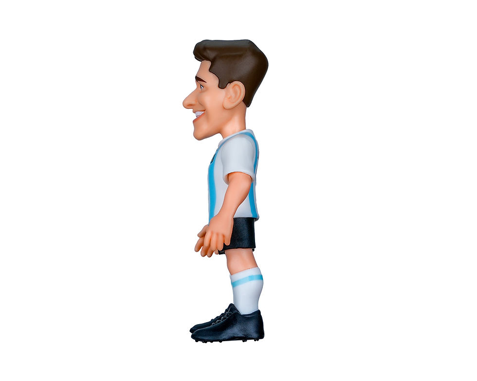 Miniature : Figurine Minix Álvarez Argentine vue gauche joueur football miniature collection officielle