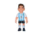 Minix Julián Álvarez #110 figurine Argentine football officiel vue de face collection PVC