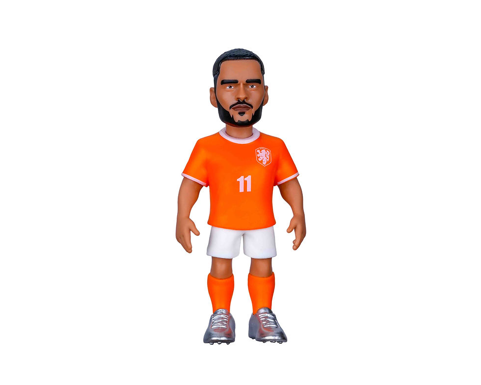 Minix Cody Gakpo #123 figurine Pays-Bas football officiel vue de face collection PVC
