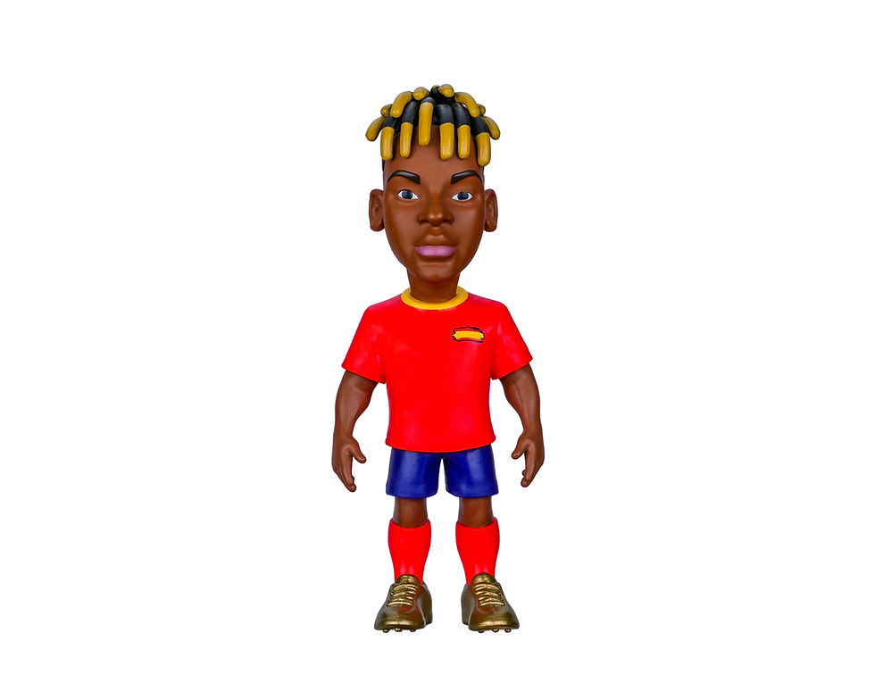 Minix Iñaki Williams #129 figurine Espagne football officiel vue de face collection PVC