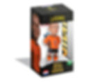 Boîte de collection Minix Sneijder World Legends Cup, figurine officielle de la légende du football sous emballage vitrine.