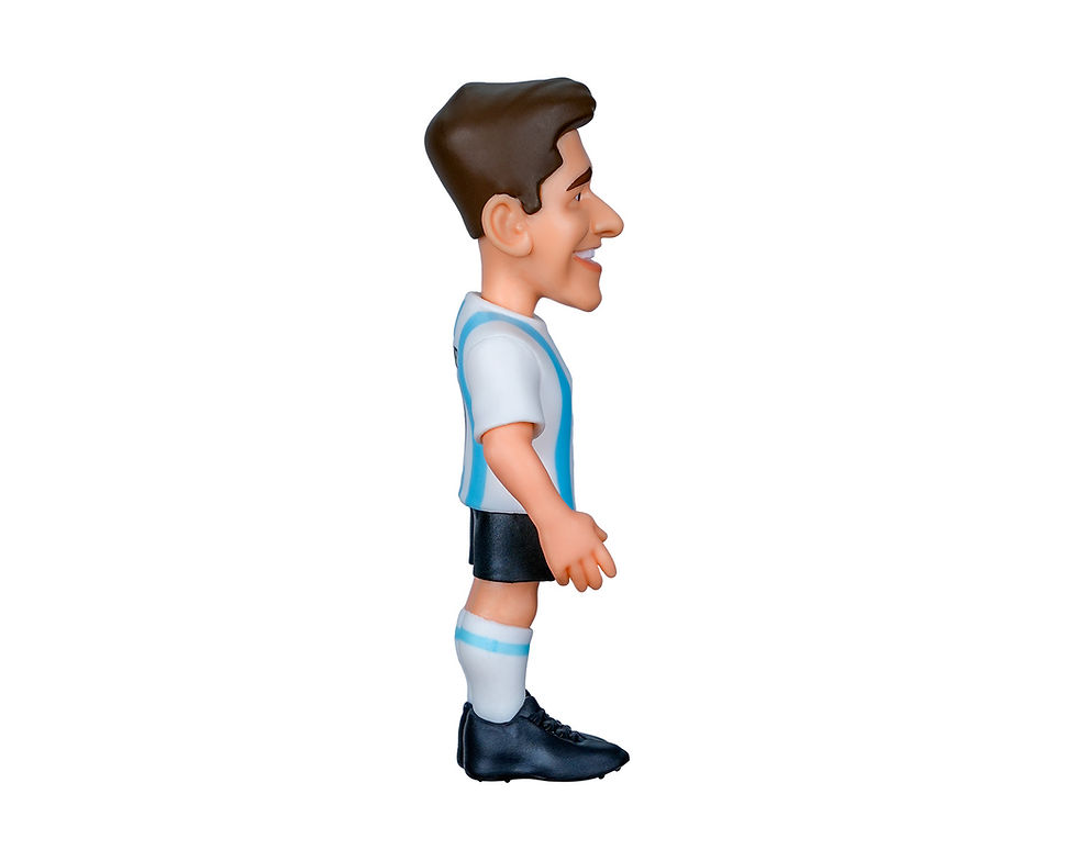 Miniature : Figurine Minix Álvarez Argentine vue droite joueur football officiel collection