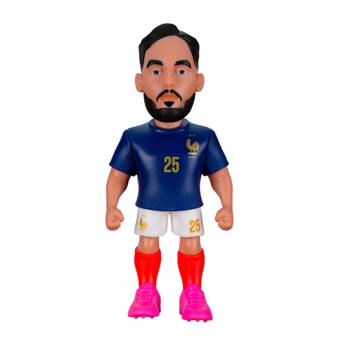 Minix Rayan Cherki #156 figurine Équipe de France football officiel vue de face collection PVC