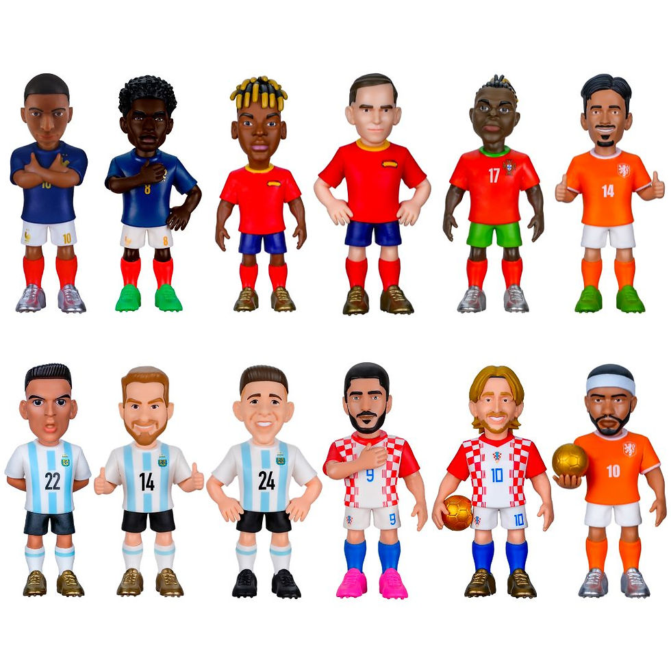 Miniaturbild: Minix 7 cm - Display 18 blind bags - Équipes internationales