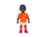 Minix Jeremie Frimpong #125 figurine Pays-Bas football officiel vue de face collection PVC
