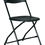 Thumbnail: Black Plastic Folding Chair
