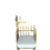 Thumbnail: Golden Cage Accent Chair