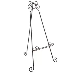 Oil Rubbed Bronze Floor Scroll Easel