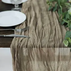 Natural Cheesecloth Runner