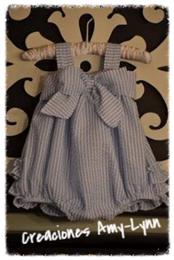 Lindo Vestido de niña estilo pelele
