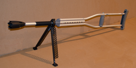 Machine Gun Crutch
