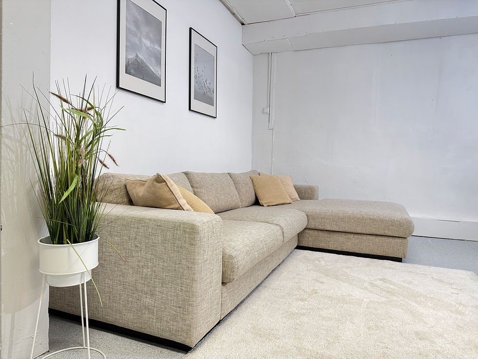 Miniatyrbilde: Bolia Sepia 3-seter m/Sjeselong | Nyrenset | Gratis Levering & Montering !