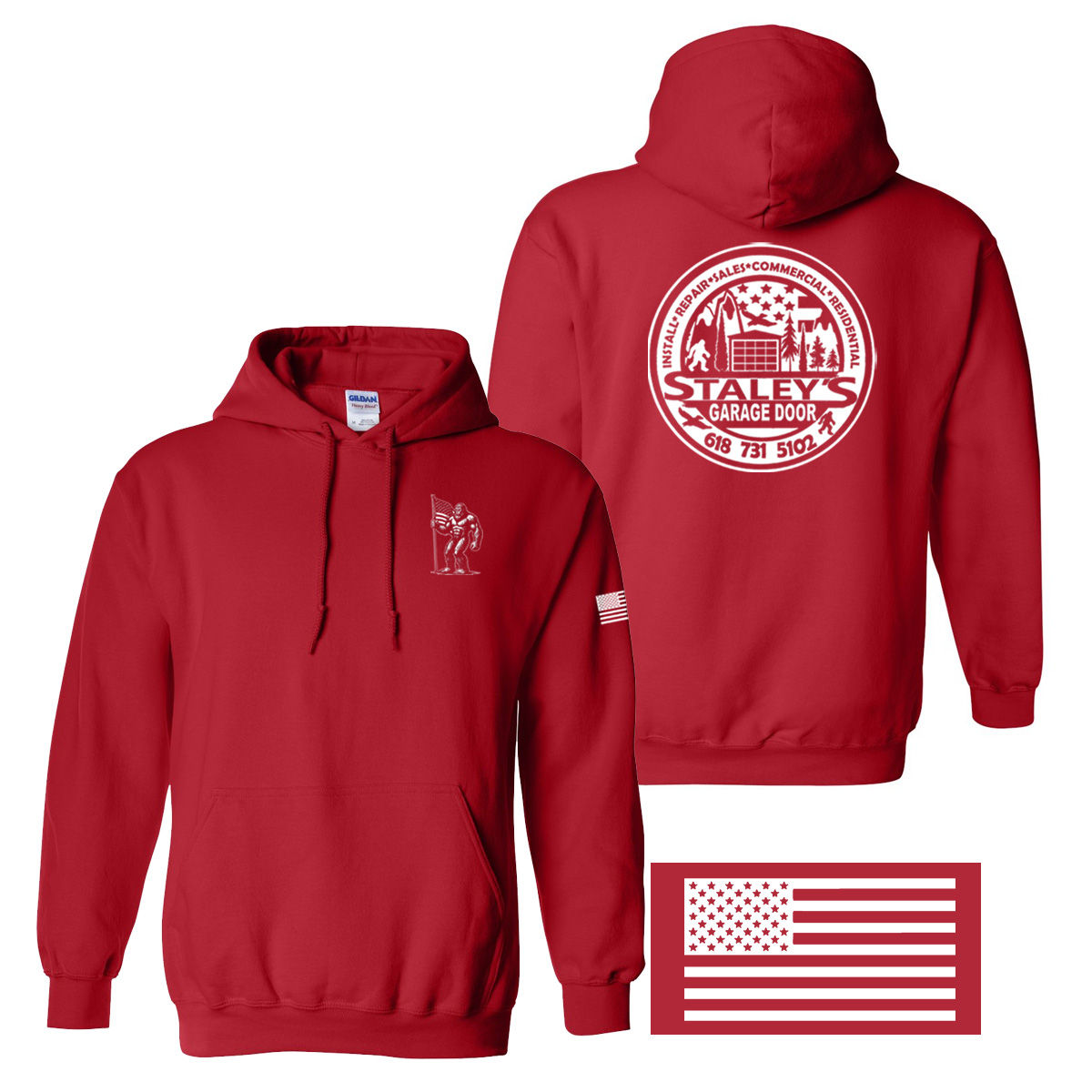 Staley's Garage Door Hoodie