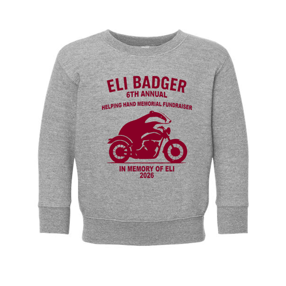 Eli Badger Toddler Sweatshirt