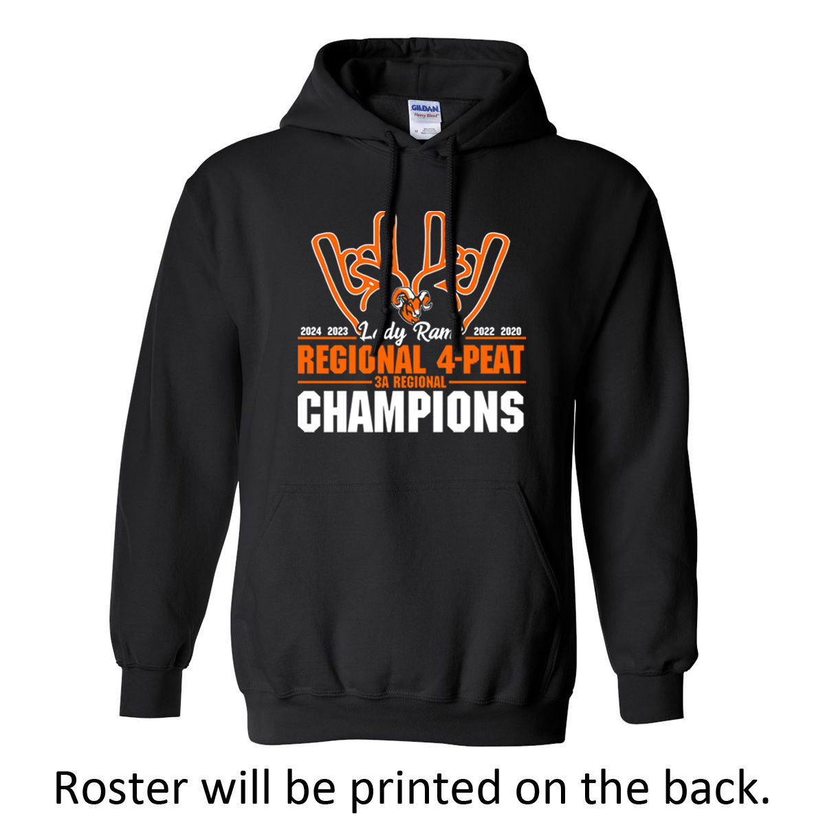 Lady Rams 4-Peat Hoodie