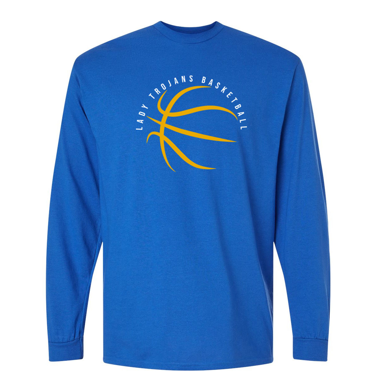 Lady Trojans Basketball Long Sleeve Tee