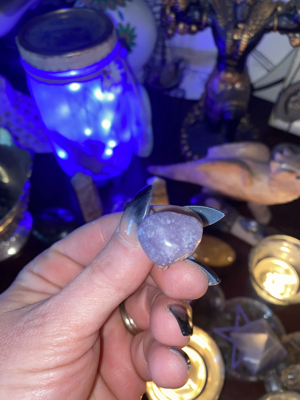 Thumbnail: Adjustable crystal rings ! 