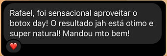 feedback de procedimentos estéticos em homens