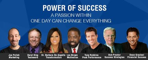 TONY ROBBINS, LES BROWN, BOB PROCTOR ~ Power Of Success tix for Happy Healthy Women!