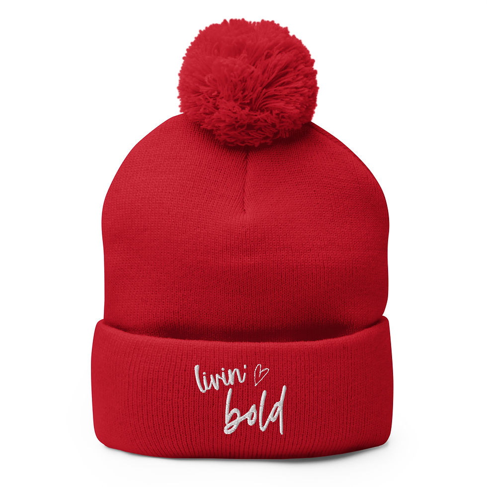Thumbnail: LIVIN' BOLD POM POM BEANIE
